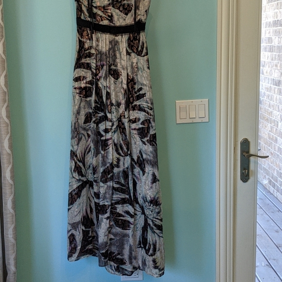 Bcbg auriel silk metallic dress - Picture 5 of 6